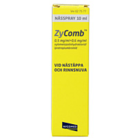 ZyComb, mitt livs dyraste nässpray, 95 spänn