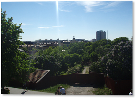 Picknick vid Sofia Kyrka